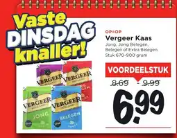Vomar Voordeelmarkt Vergeer Kaas aanbieding