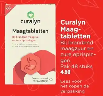 Vomar Voordeelmarkt Curalyn Maag tabletten aanbieding