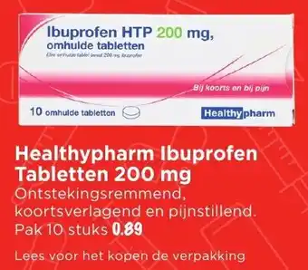 Vomar Voordeelmarkt Healthypharm Ibuprofen Tabletten aanbieding