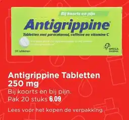 Vomar Voordeelmarkt Antigrippine Tabletten aanbieding