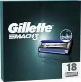 Bol.com Gillette Mach3 Scheermesjes - Voor Mannen - 18 Navulmesjes aanbieding