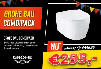 Sani-Dump GROHE BAU COMBIPACK aanbieding