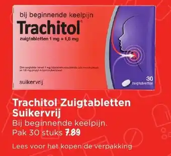 Vomar Voordeelmarkt Trachitol Zuigtabletten Suikervrij aanbieding