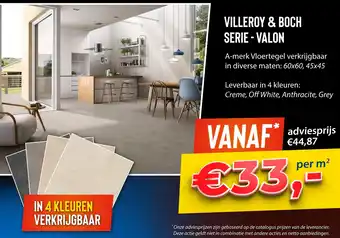 Sani-Dump VILLEROY & BOCH SERIE - VALON aanbieding
