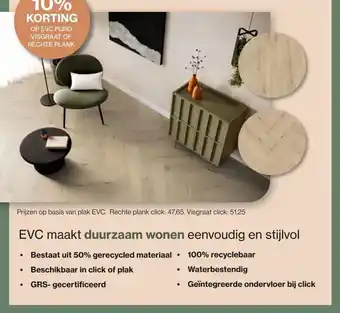 Roobol OP EVC PURO VISGRAAT OF RECHTE PLANK aanbieding