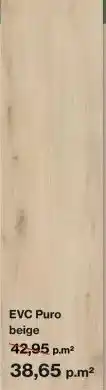 Roobol EVC Puro beige aanbieding