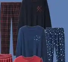 Lidl ESMARA Fleece herenpyjama aanbieding