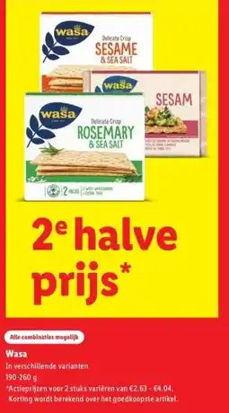 Lidl Wasa aanbieding