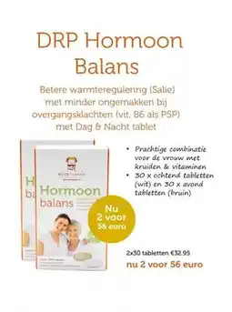 De Rode Pilaren DRP Hormoon Balans aanbieding