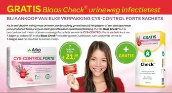 De Rode Pilaren CYS-CONTROL FORTE SACHETS aanbieding