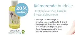 De Rode Pilaren Kalmerende huidolie aanbieding