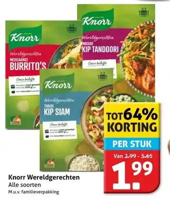 Hoogvliet Knorr Wereldgerechten aanbieding