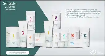 De Rode Pilaren Schüssler zouten aanbieding