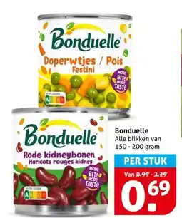 Hoogvliet Bonduelle aanbieding