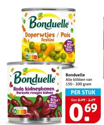 Hoogvliet Bonduelle aanbieding