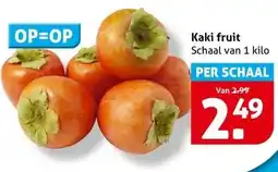 Hoogvliet Kaki fruit aanbieding
