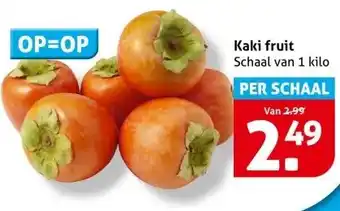 Hoogvliet Kaki fruit aanbieding