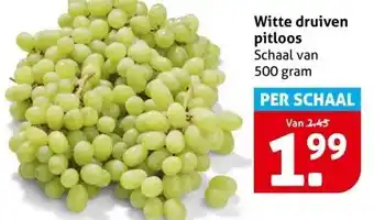 Hoogvliet Witte druiven pitloos aanbieding