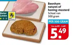 Hoogvliet Beenham naturel of honing-mosterd aanbieding