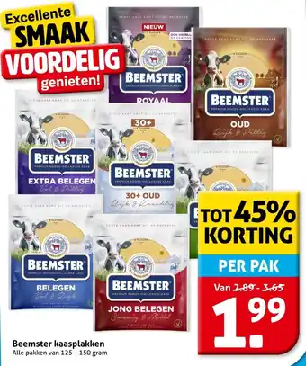 Hoogvliet Beemster kaasplakken aanbieding