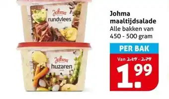 Hoogvliet Johma maaltijdsalade aanbieding