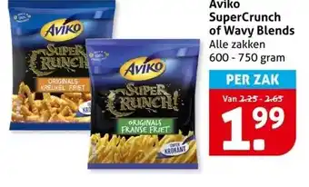 Hoogvliet Aviko SuperCrunch of Wavy Blends aanbieding