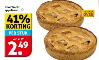 Hoogvliet Roomboter appeltaart aanbieding