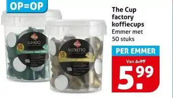 Hoogvliet The Cup factory koffiecups aanbieding