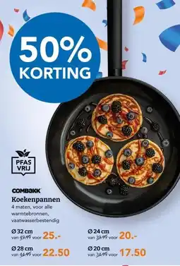 Blokker COMBƏKK Koekenpannen aanbieding