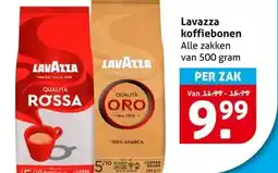 Hoogvliet Lavazza koffiebonen aanbieding