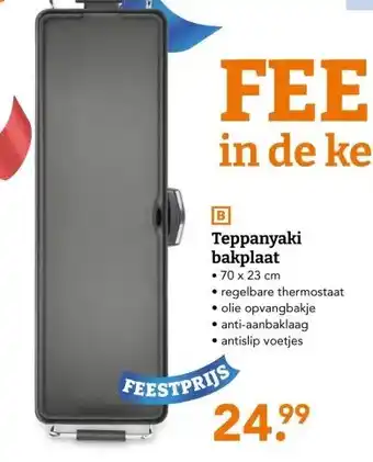 Blokker Teppanyaki bakplaat aanbieding