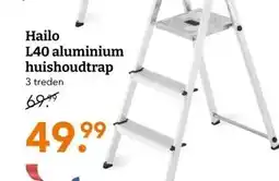 Blokker Hailo L40 aluminium huishoudtrap aanbieding