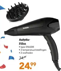 Blokker BaByliss Föhn aanbieding