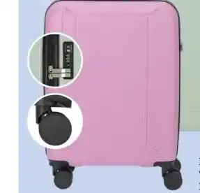 Blokker roze koffers aanbieding