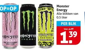 Hoogvliet Monster Energy aanbieding