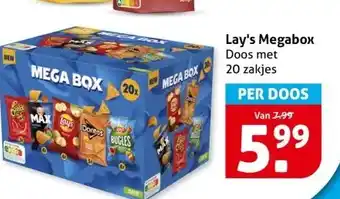 Hoogvliet Lay's Megabox aanbieding