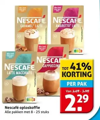 Hoogvliet Nescafé oploskoffie aanbieding