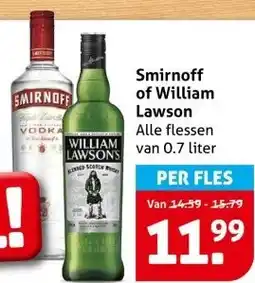 Hoogvliet Smirnoff of William Lawson aanbieding