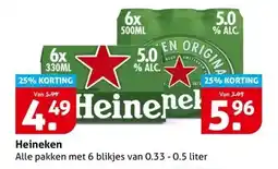 Hoogvliet Heineken aanbieding