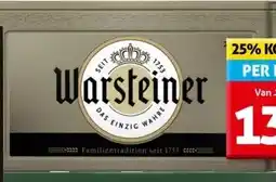 Hoogvliet Warsteiner aanbieding