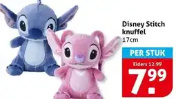 Hoogvliet Disney Stitch knuffel aanbieding