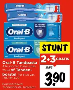 Vomar Voordeelmarkt Oral B Tandpasta of Tanden borstel aanbieding
