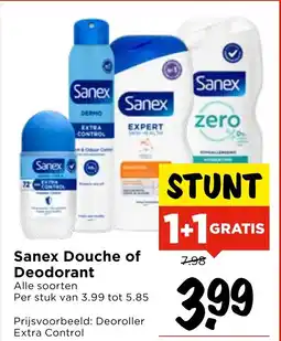 Vomar Voordeelmarkt Sanex Douche of Deodorant aanbieding