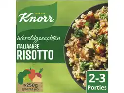 Hoogvliet Knorr Wereldgerechten maaltijdpakketten italiaanse risotto aanbieding