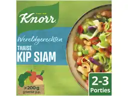 Hoogvliet Knorr Wereldgerechten maaltijdpakket thaise kip siam aanbieding