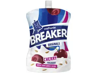 Hoogvliet Melkunie Breaker kers yoghurt met zonnebloempitten aanbieding