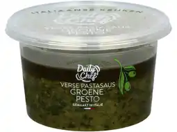 Hoogvliet Daily Chef Pastasaus groene pesto aanbieding