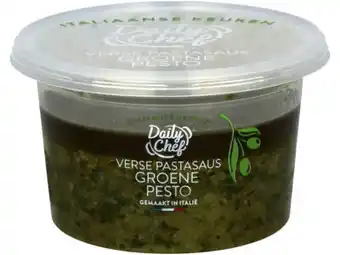Hoogvliet Daily Chef Pastasaus groene pesto aanbieding