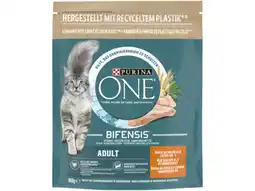 Hoogvliet Purina one Adult kattenvoer rijk aan kip aanbieding