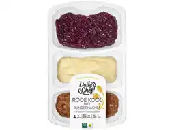 Hoogvliet Daily Chef Rode kool met hachee en puree aanbieding
